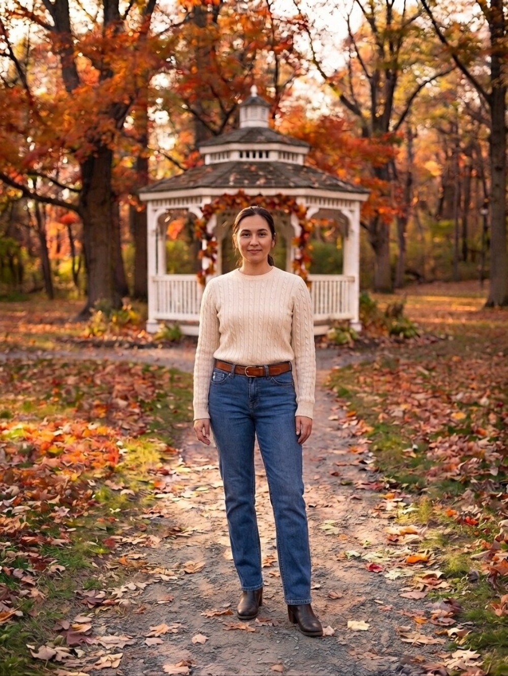 Seven7 Women's Straight Leg Jeans in Blue Denim